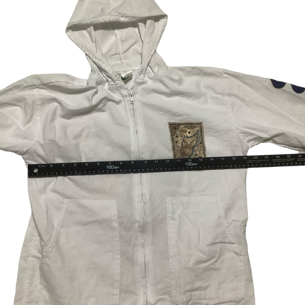 La Iguana Cozumel Beach Full-zip Hoodie Sz Small White - Picture 5 of 5